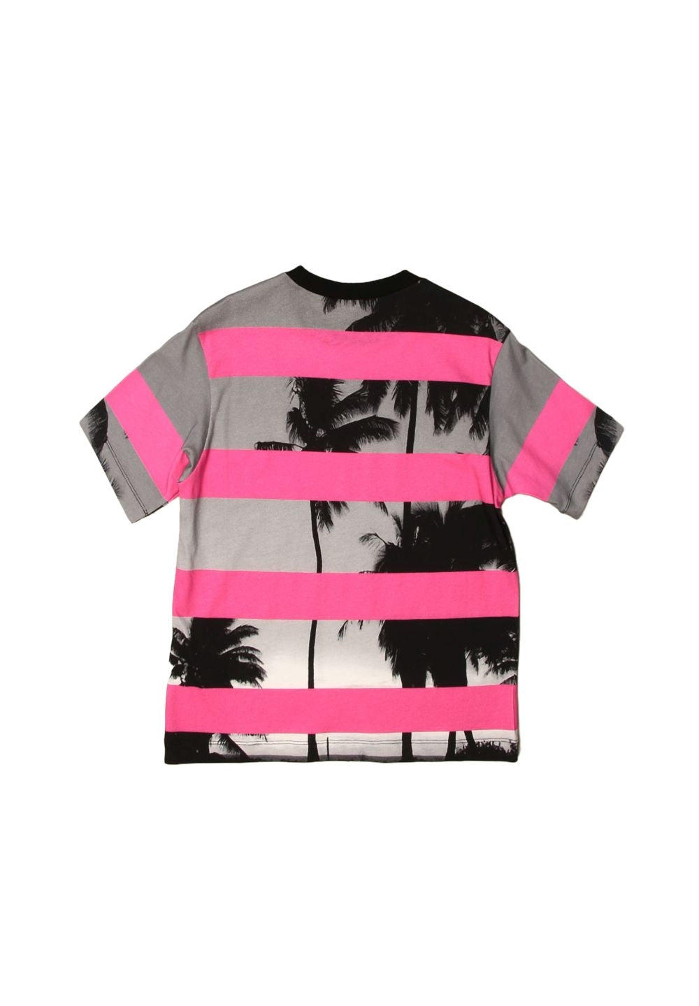 T-shirt nero-fuxia per bambina - Primamoda kids