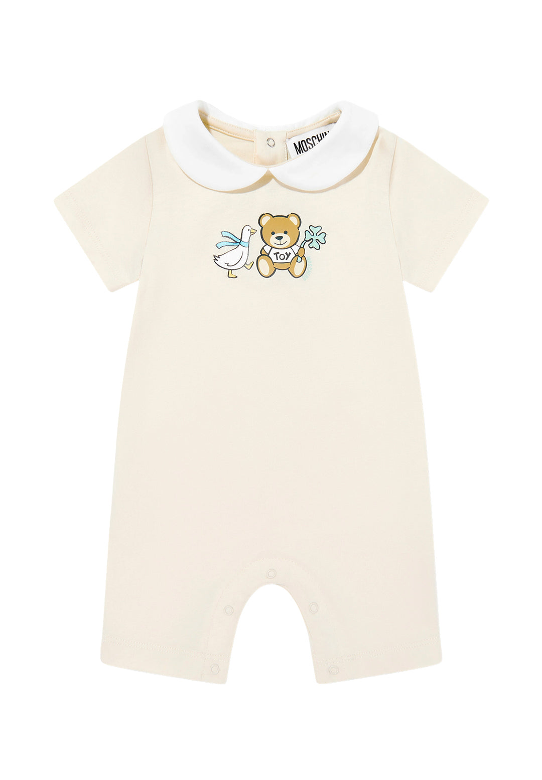 Beiger Baby-Strampler