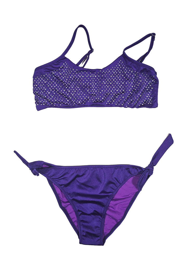 Maillot de bain violet pour fille
