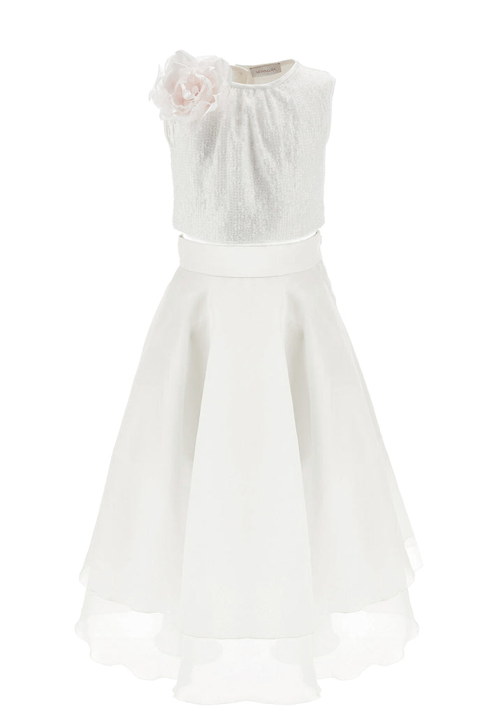 Ensemble haut et jupe blancs pour filles