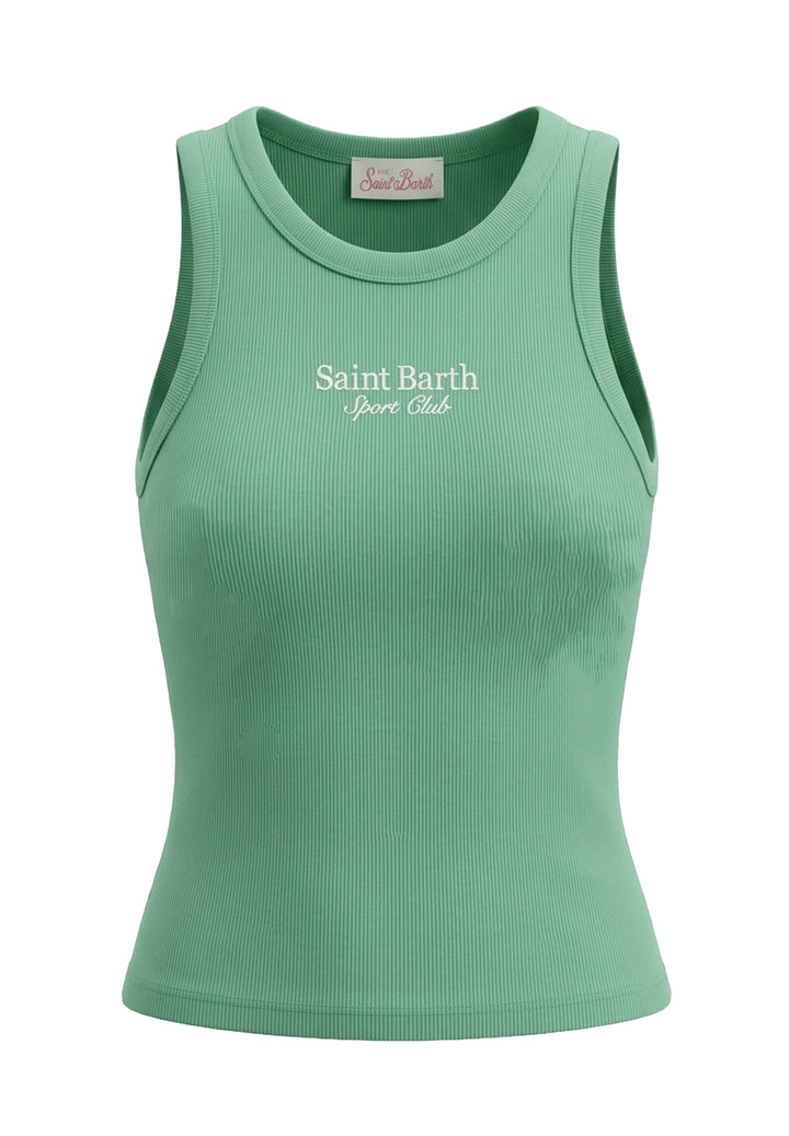 Débardeur vert d'eau pour fillette