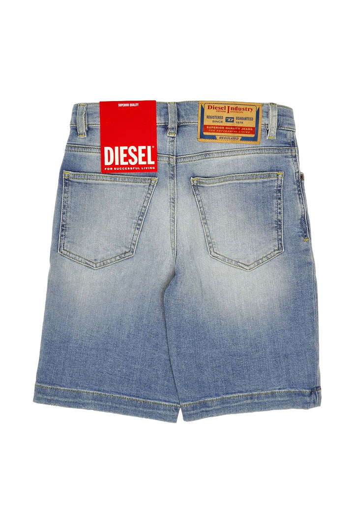 Blue denim Bermuda shorts for boys