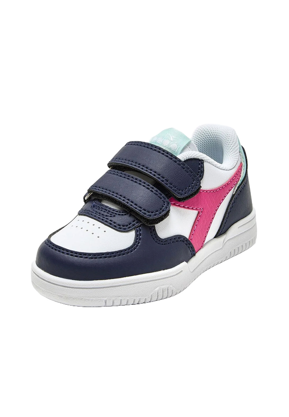Zapatos blanco-fucsia para bebé
