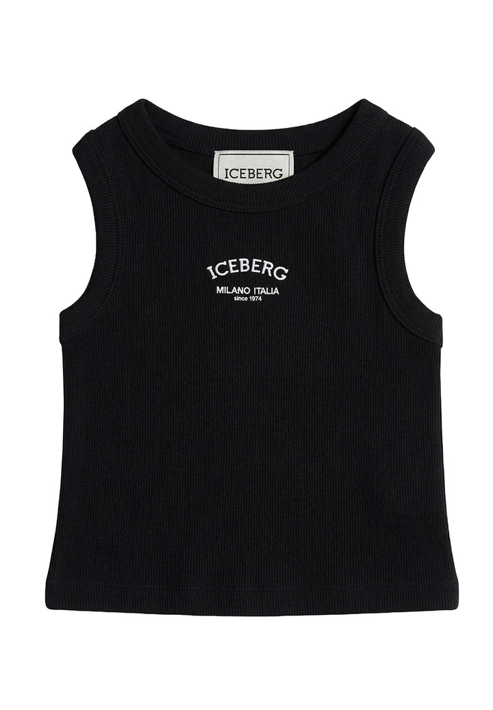 Schwarzes Tanktop für Mädchen