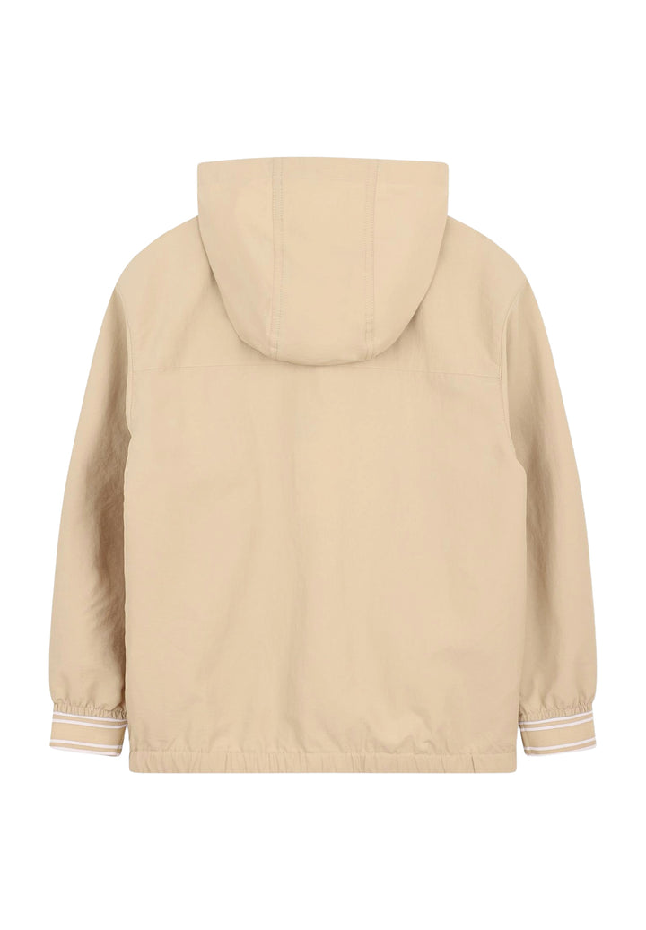 Beige jacket for boy
