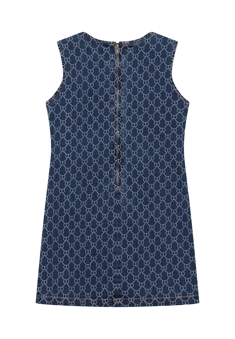 Denim blue dress for baby girl