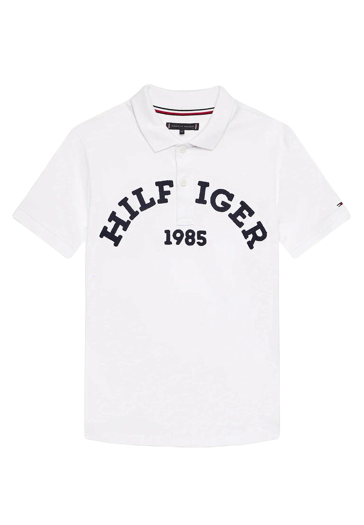 Weißes Poloshirt für Kinder