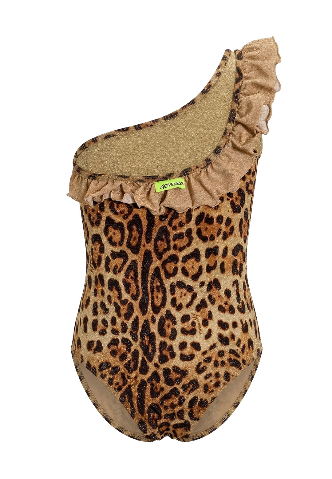 Bañador entero de leopardo para niña