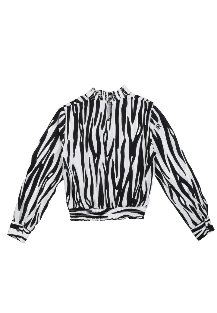 Camisa de cebra para niña