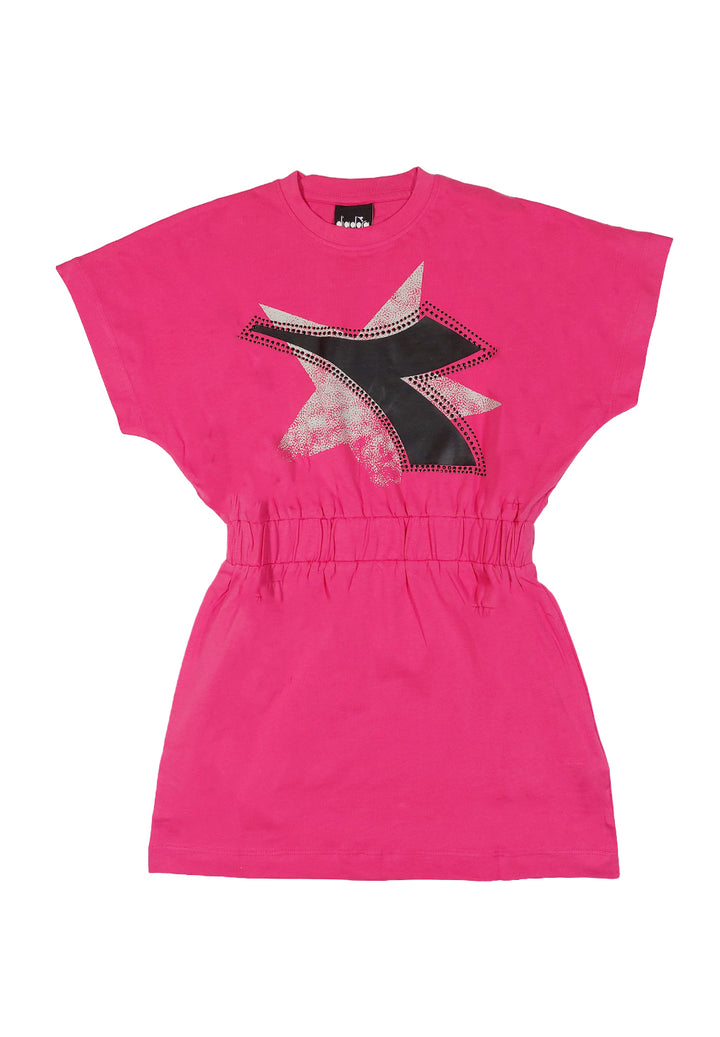 Vestido fucsia para niña
