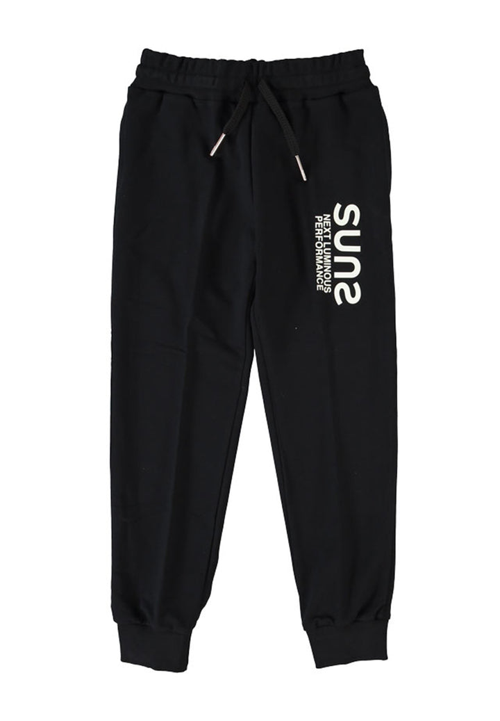 Pantalone felpa nero per bambino - Primamoda kids