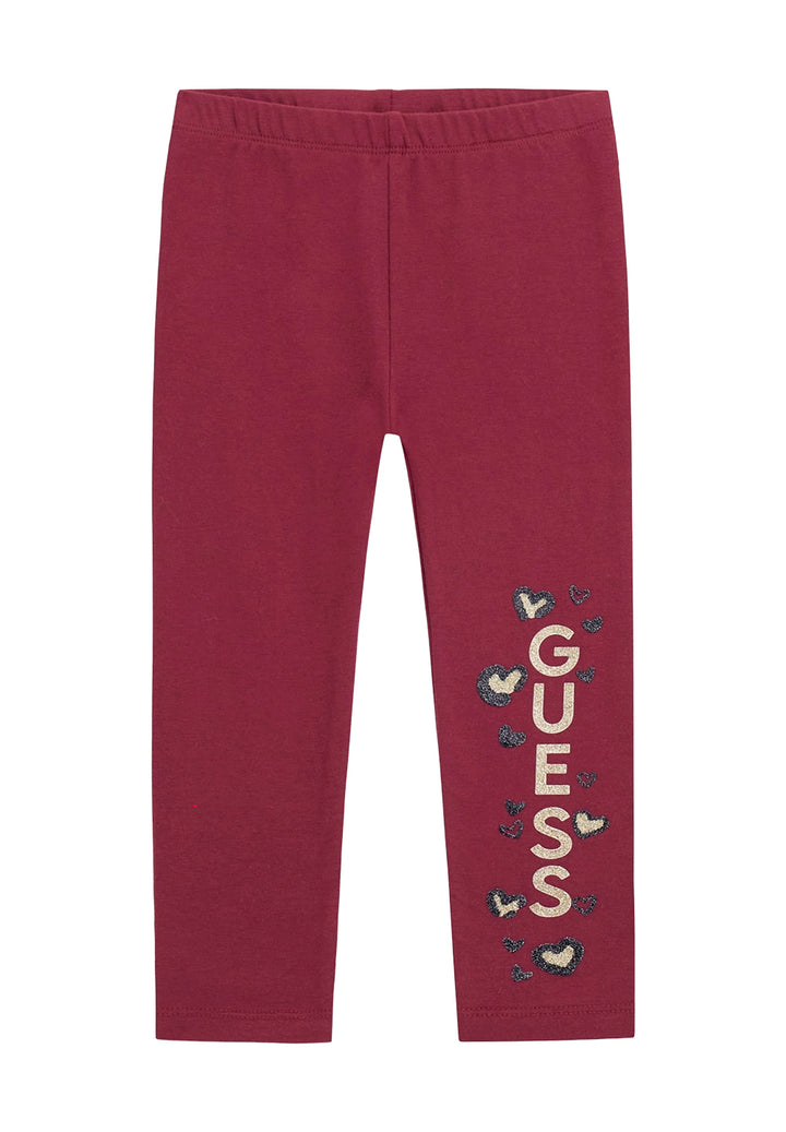 Leggings burdeos para niña