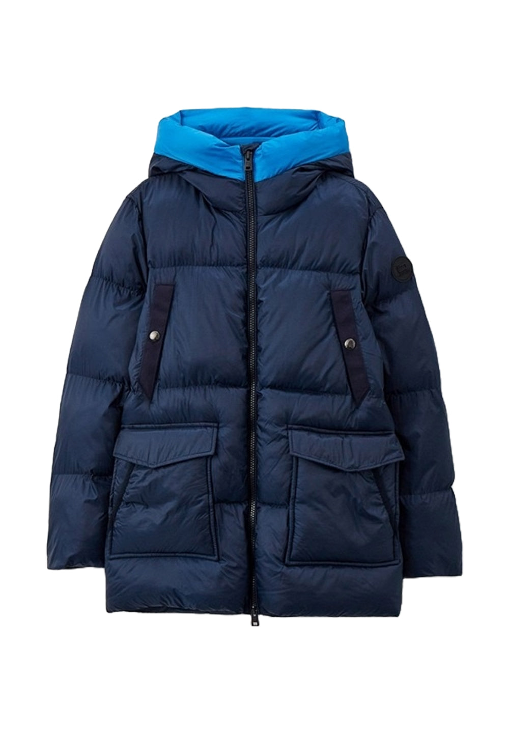 Blaue Parkajacke für Kinder