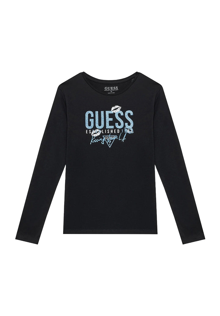 T-shirt noir pour fille