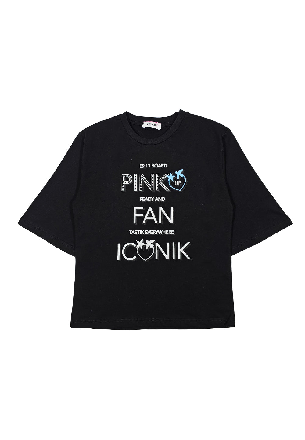 Schwarzes T-Shirt für Mädchen