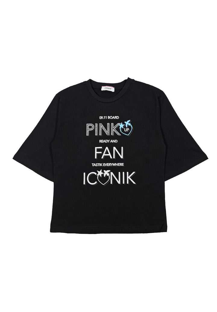 Schwarzes T-Shirt für Mädchen