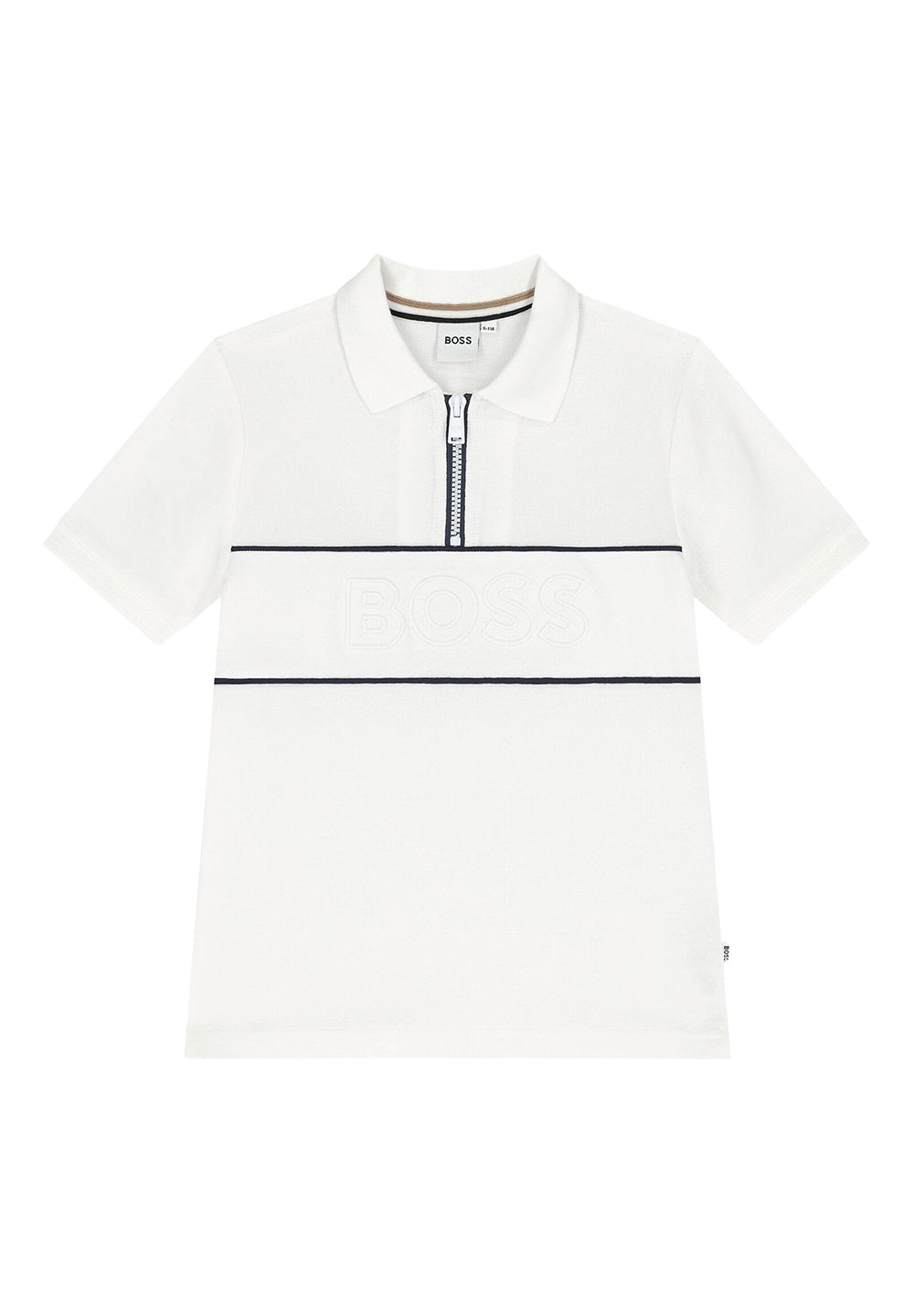 Polo blanca para niño