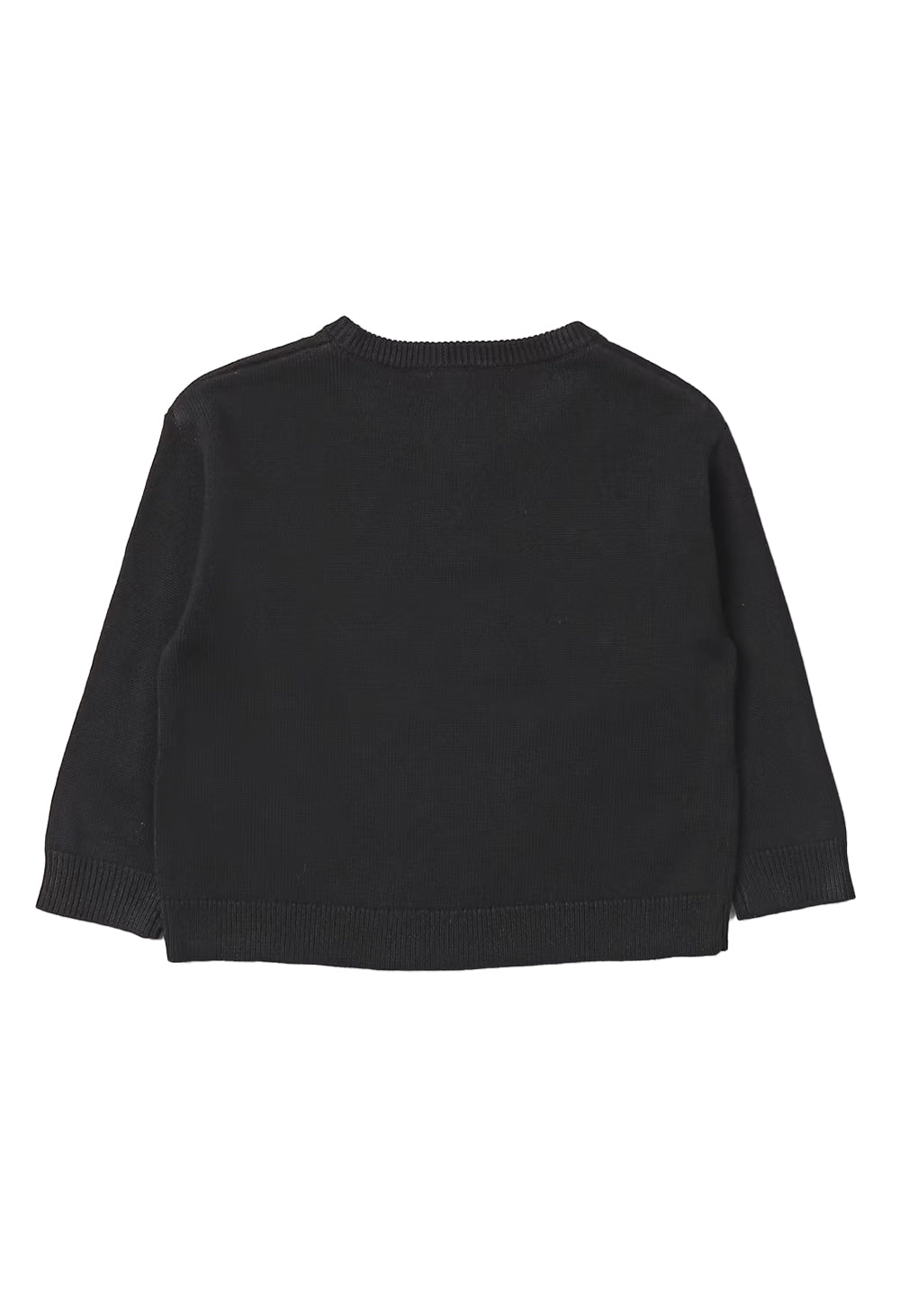 Pull noir pour bébé fille
