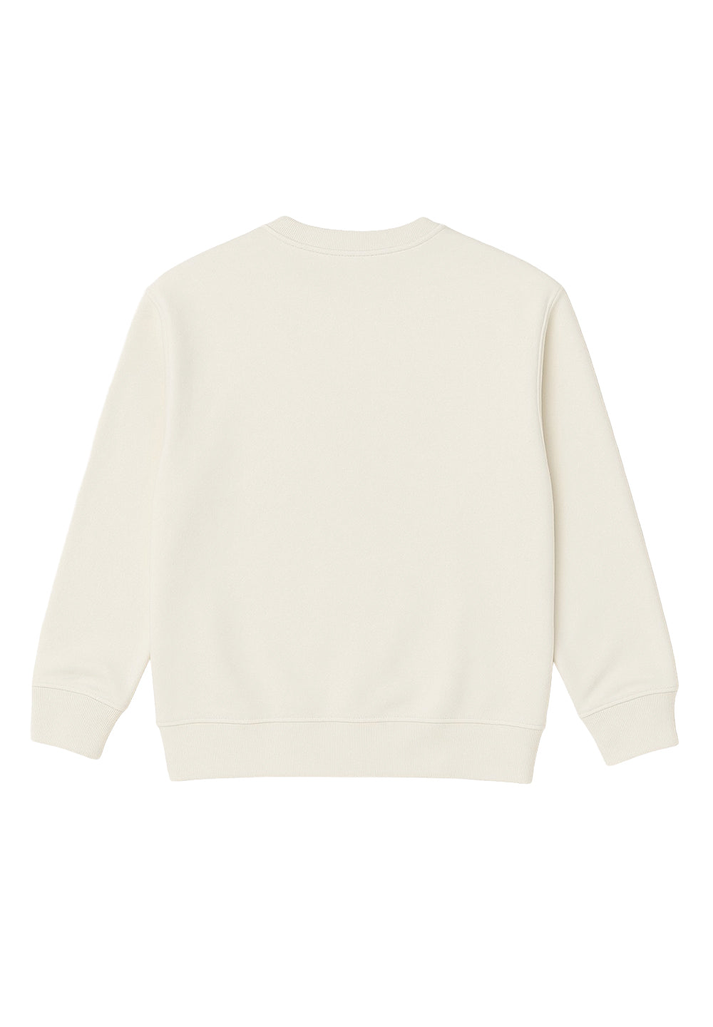 Weißes Sweatshirt mit Rundhalsausschnitt für Jungen