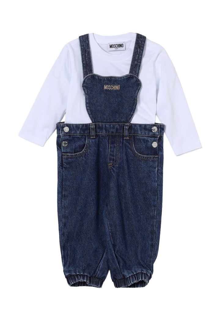 Blaue Jeanslatzhose für Kleinkinder