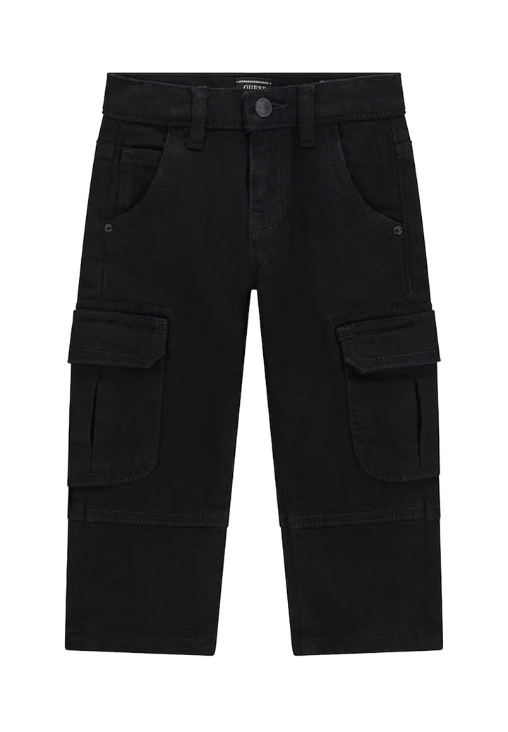 Black cargo pants for boys