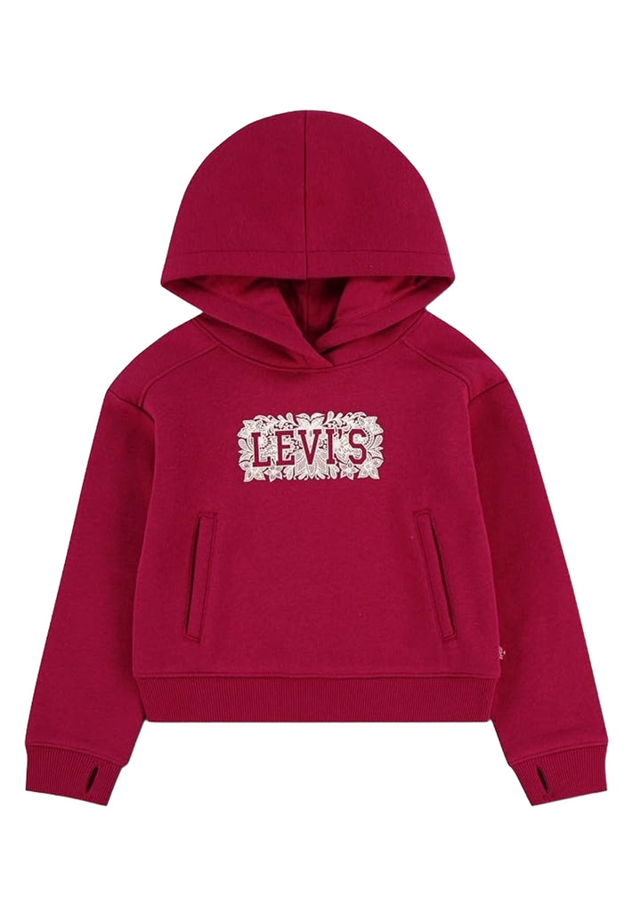 Roter Kapuzenpullover für Mädchen