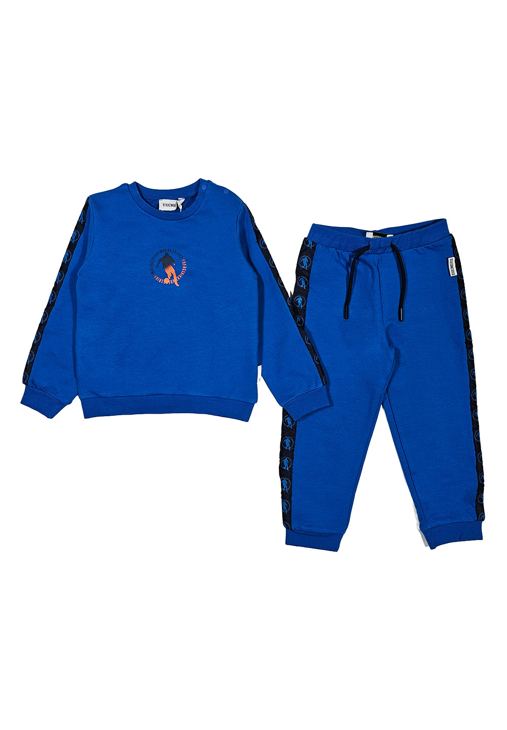Royal blue sweatshirt set for baby
