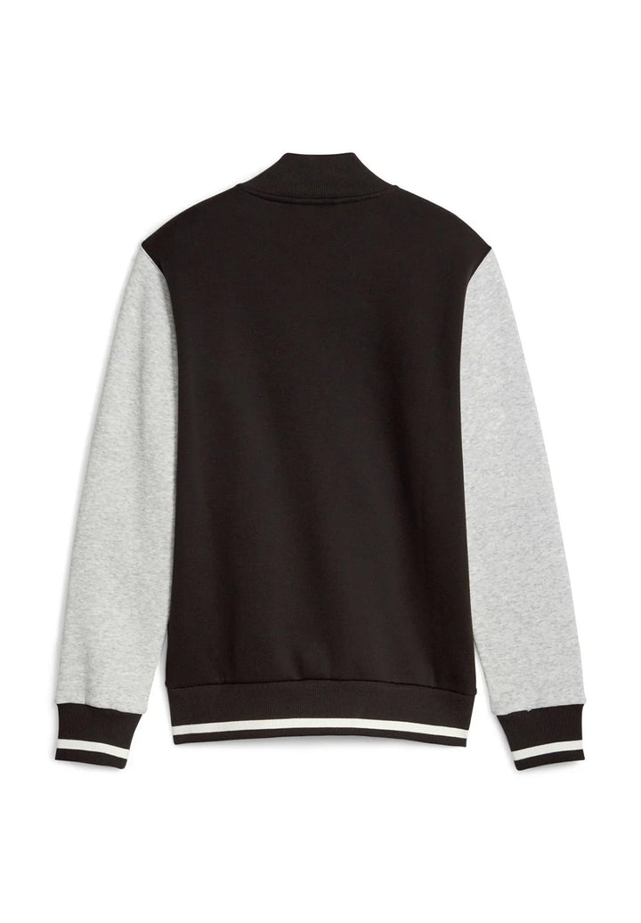 Sweat-shirt zippé noir pour enfant