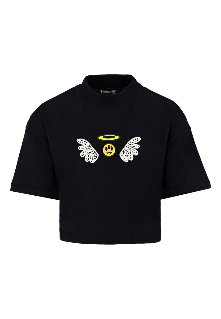 Camiseta negra para niña