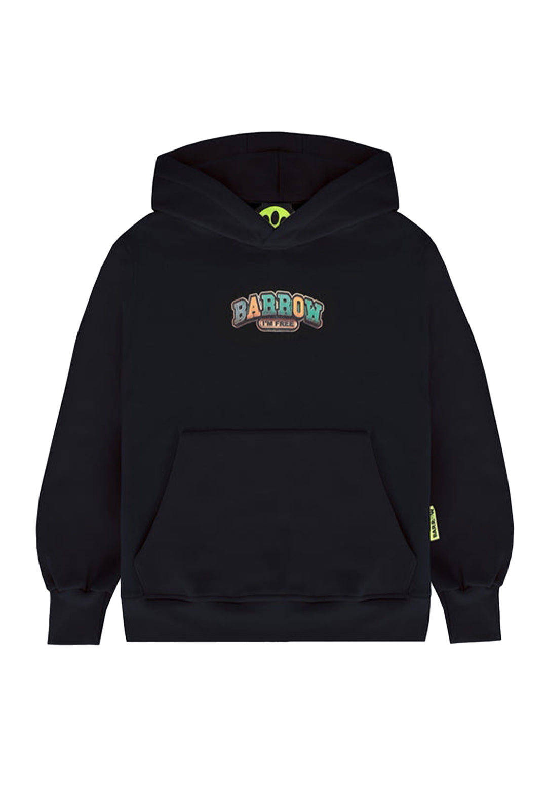 Sudadera con capucha negra unisex