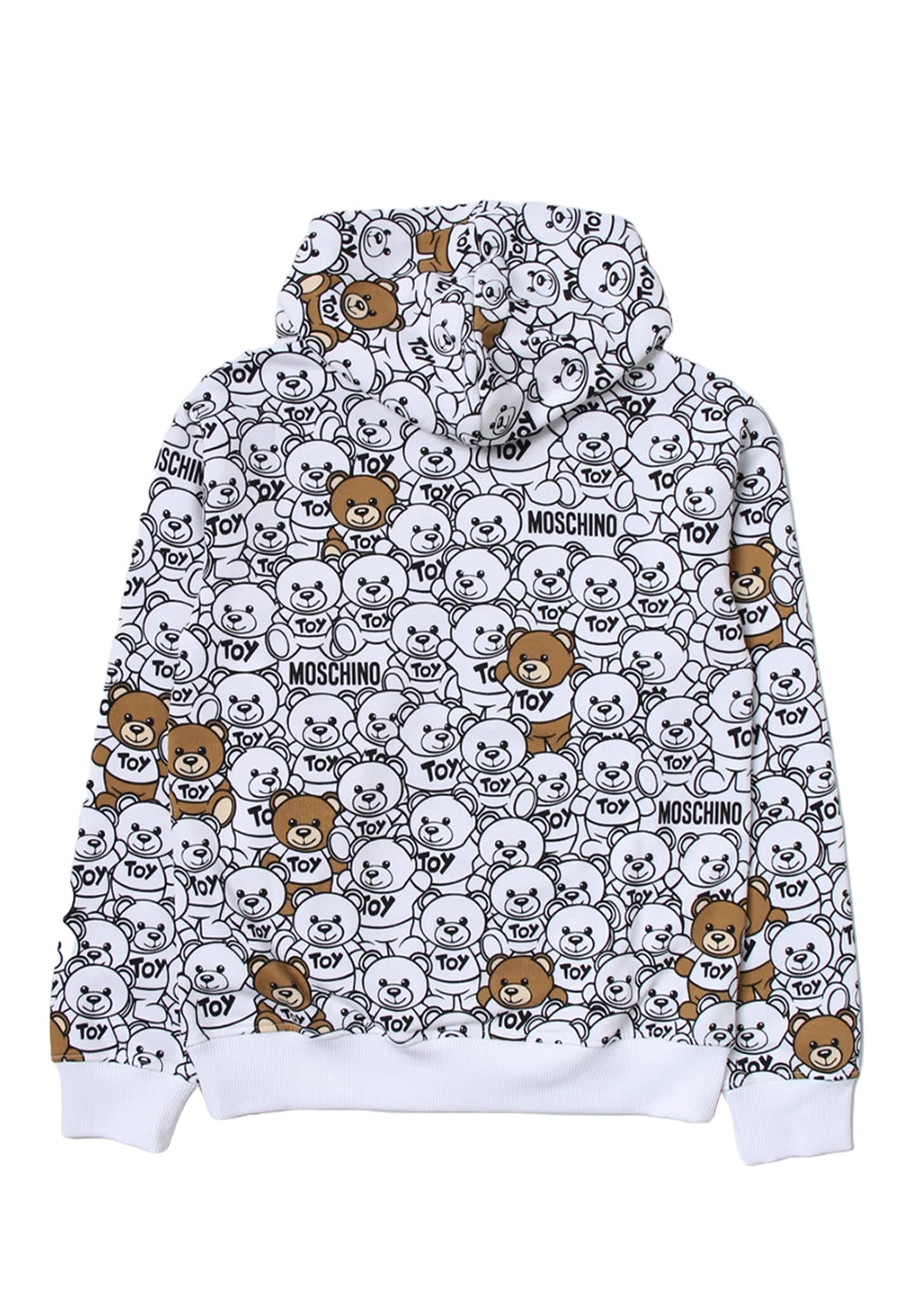 Sweat à capuche blanc pour fille