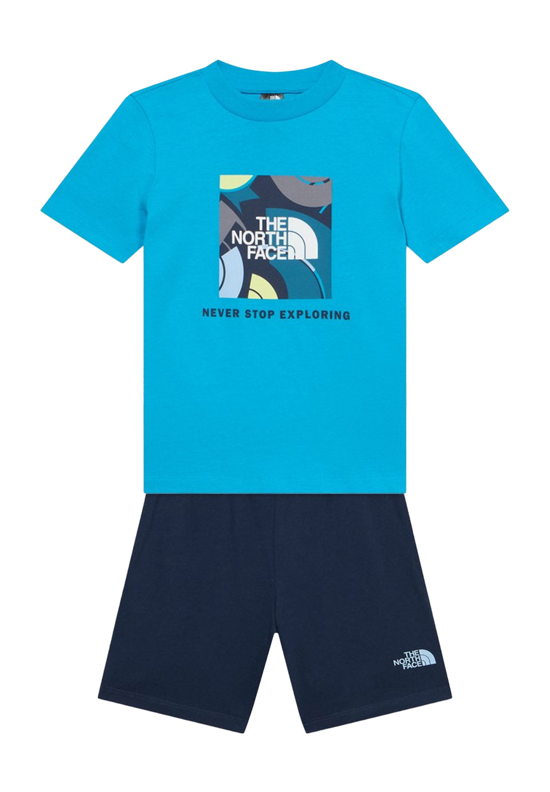 Hellblau-blaues Set für Kinder