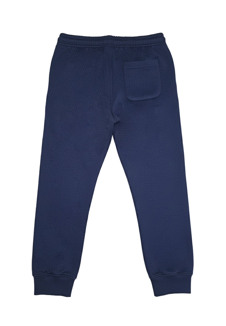 Pantalón de felpa azul marino para niño