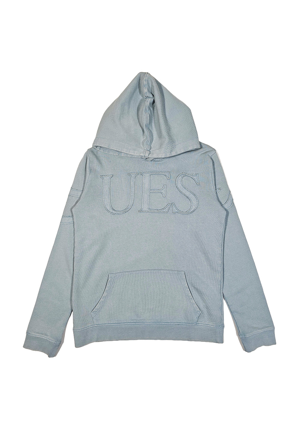 Sudadera con capucha celeste para niña