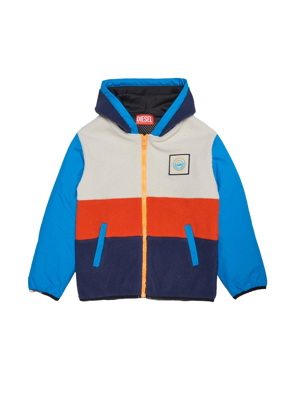 Veste en peluche multicolore pour enfants