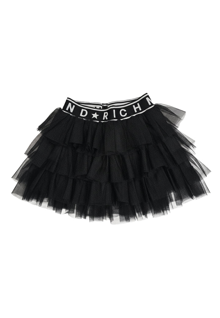 Falda de tul negra para niña
