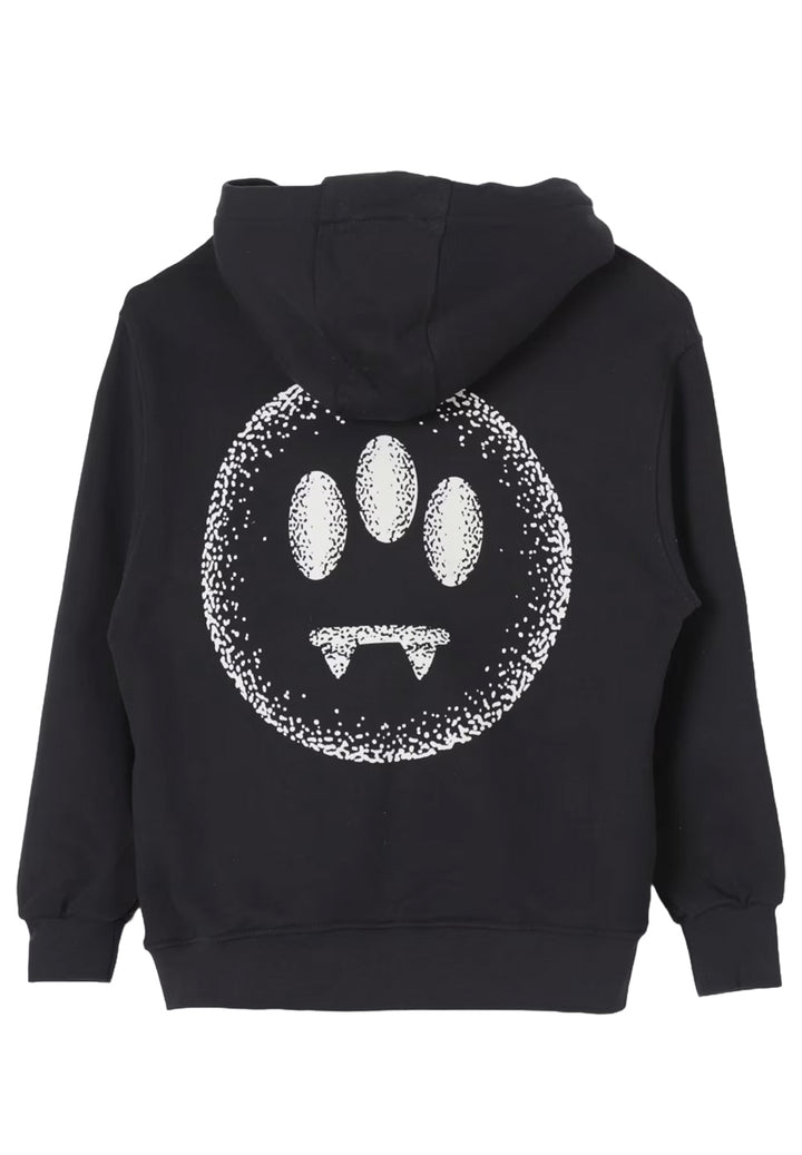 Sudadera con capucha negra para niño