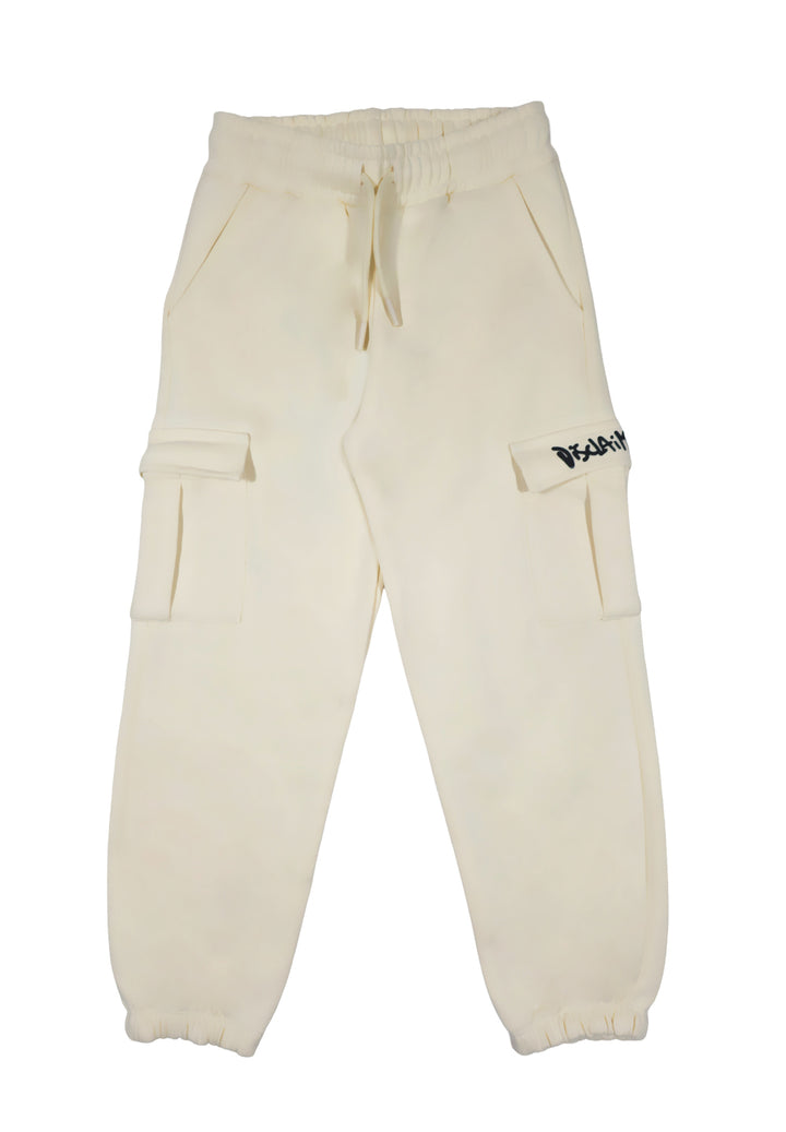 Pantalon de survêtement crème pour enfants