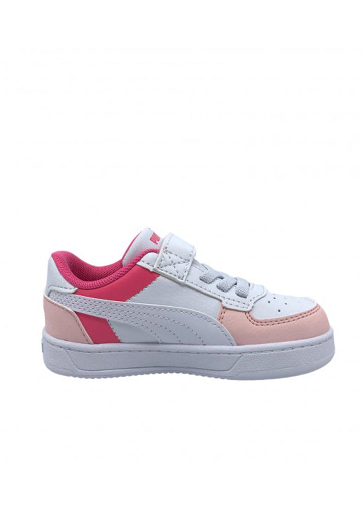 Weiß-fuchsiafarbene Schuhe für Mädchen
