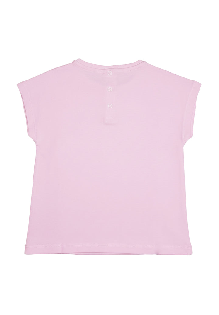T-shirt rose pour bébé fille