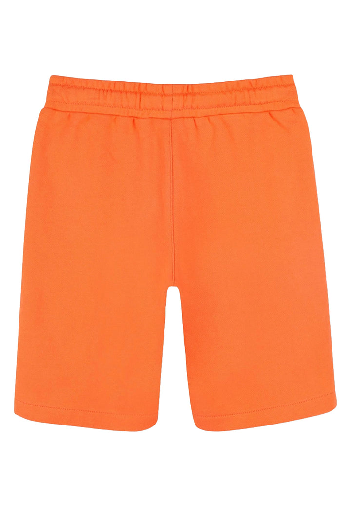 Orange sweatshirt shorts for boys