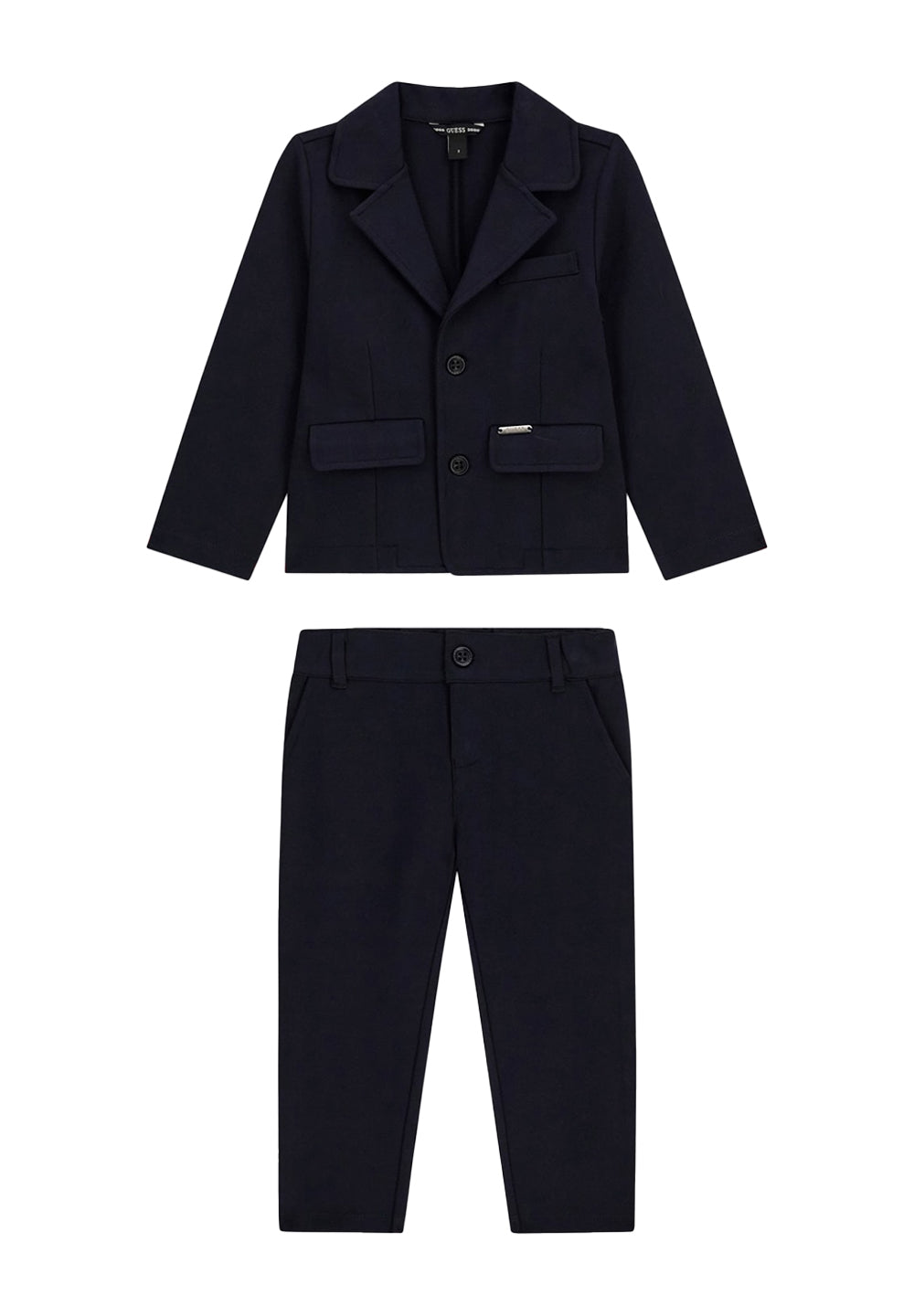 Traje azul elegante para niño