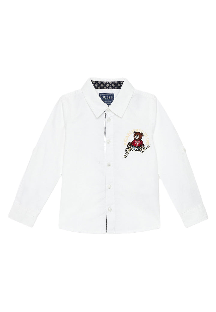 Camisa blanca para recién nacido
