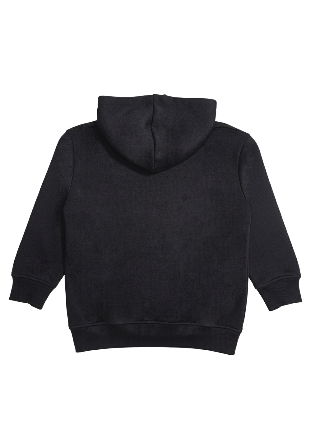 Sudadera con capucha negra para niño