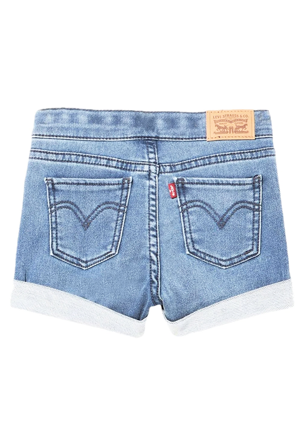 Shorts vaqueros azules para bebé niña