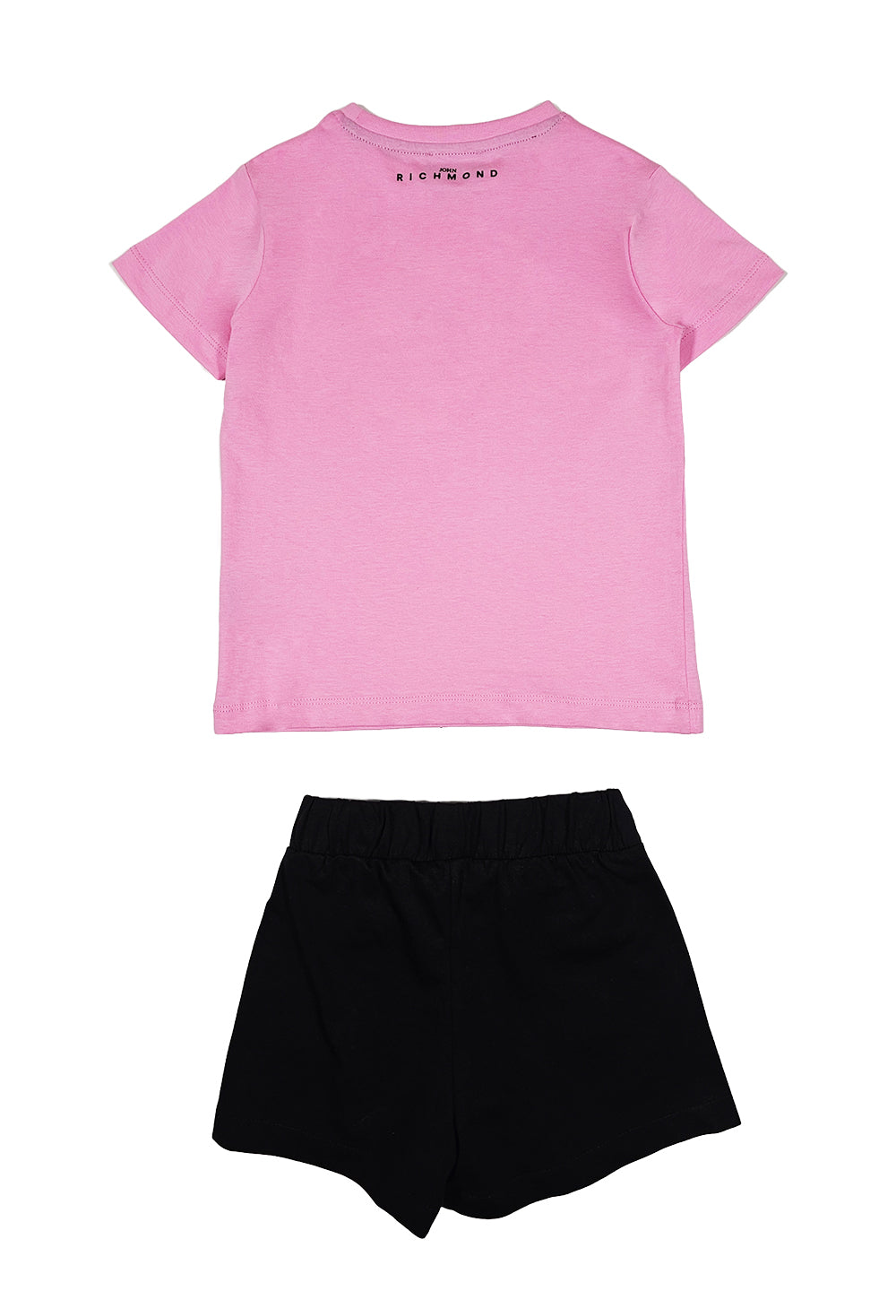 Pink and black outfit for a baby girl