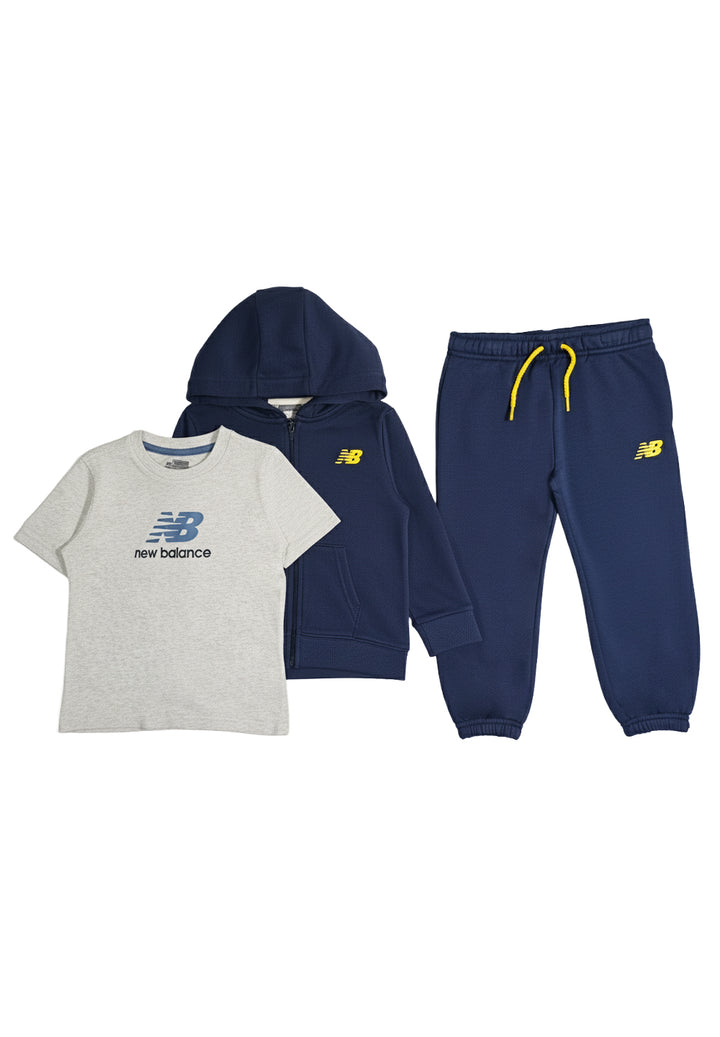 Traje de 3 piezas azul marino para niño