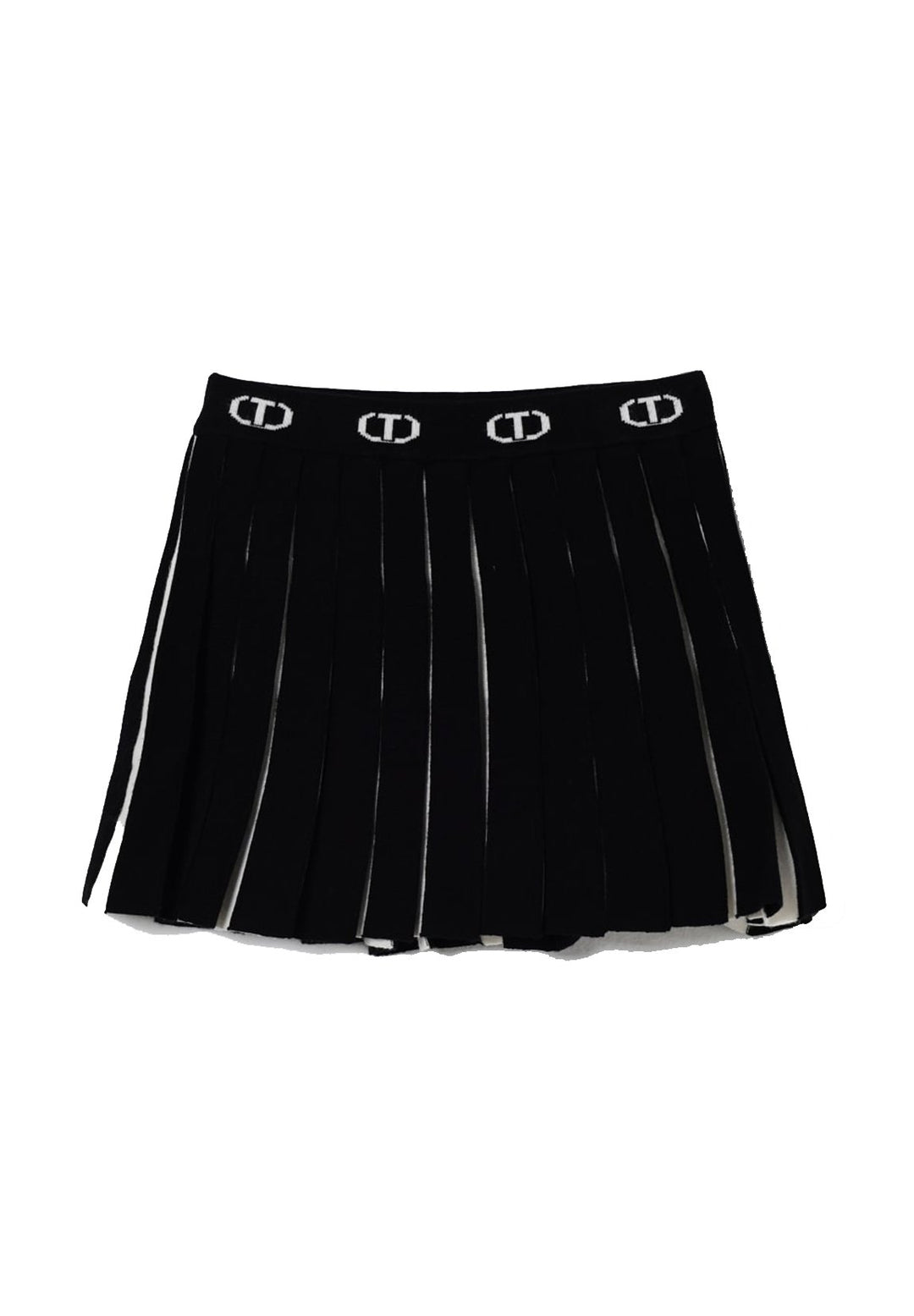 Falda blanco y negro para niña