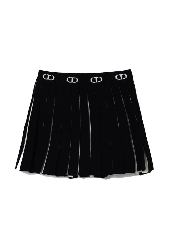 Falda blanco y negro para niña