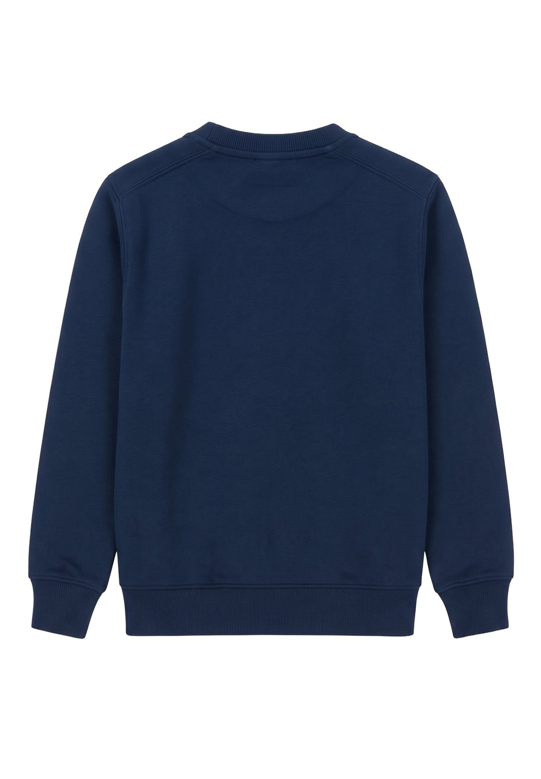 Felpa girocollo blu per bambino